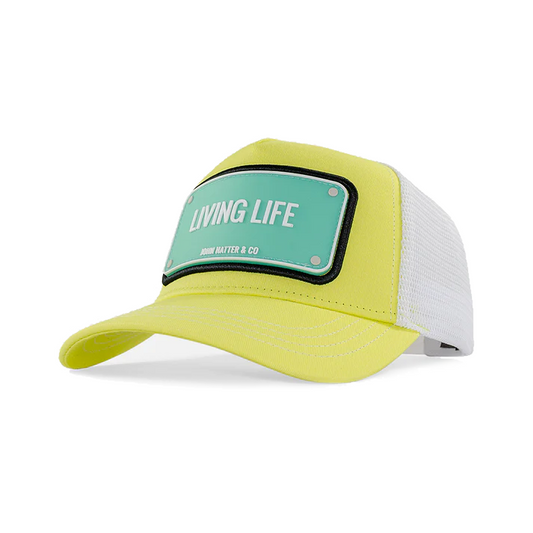 John Hatter & CO - RUBBER - LIVING LIFE - PASTEL YELLOW WHITE