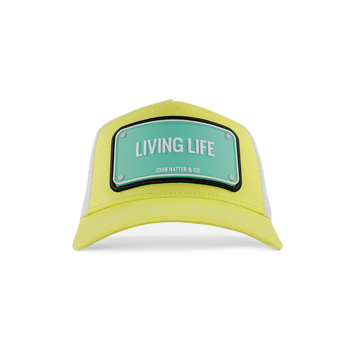 John Hatter & CO - RUBBER - LIVING LIFE - PASTEL YELLOW WHITE