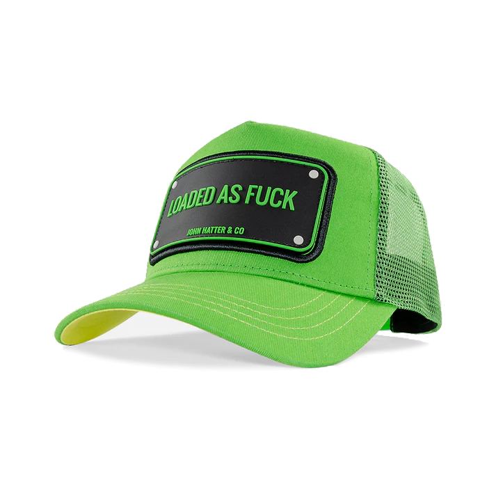 John Hatter & CO - RUBBER - LOADED AS FU*K - LIME GREEN