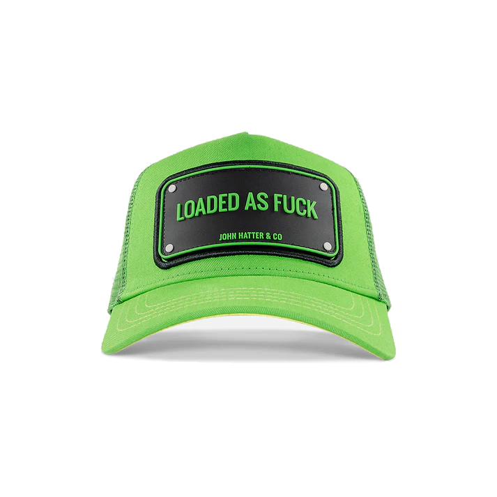 John Hatter & CO - RUBBER - LOADED AS FU*K - LIME GREEN