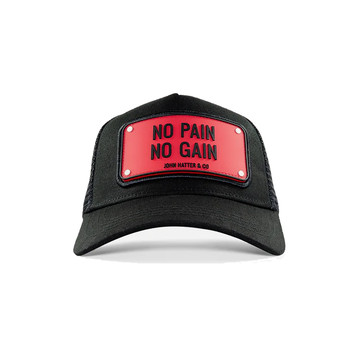 John Hatter & CO - RUBBER - NO PAIN NO GAIN - BLACK RED