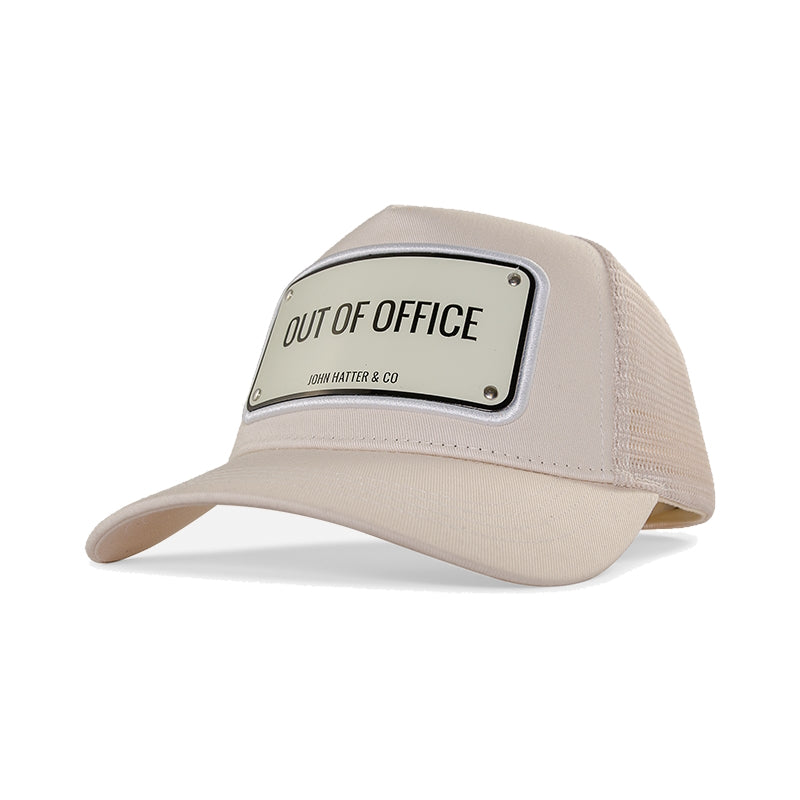 John Hatter & CO - ALUMINUM - OUT OF OFFICE - OFF WHITE