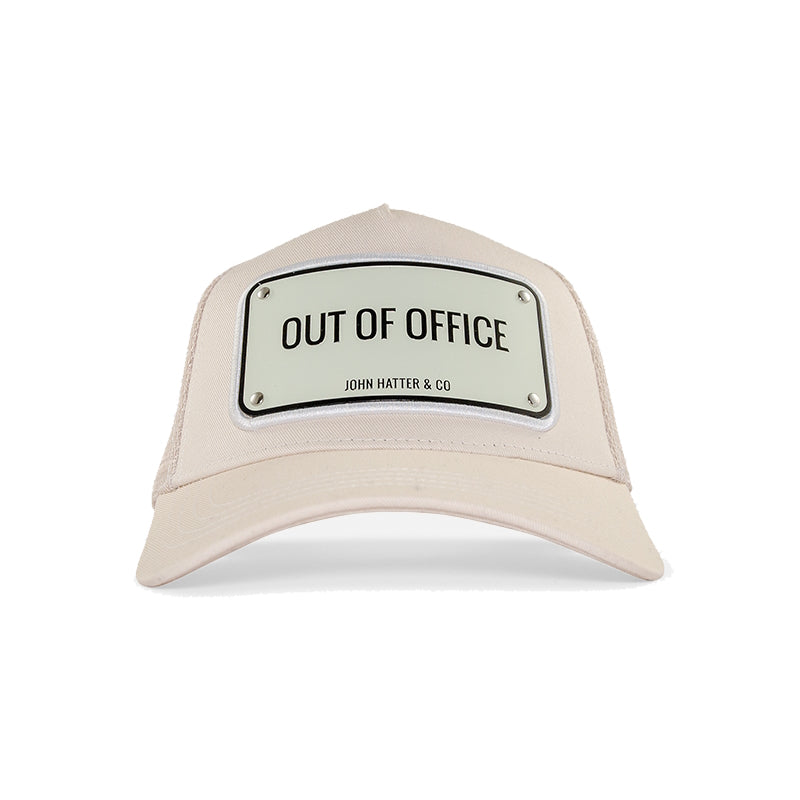 John Hatter & CO - ALUMINUM - OUT OF OFFICE - OFF WHITE