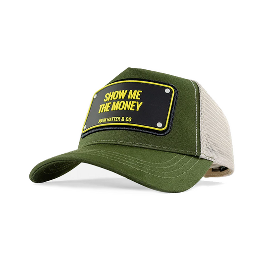 John Hatter & CO - RUBBER - SHOW ME THE MONEY - OLIVE GREEN BEIGE