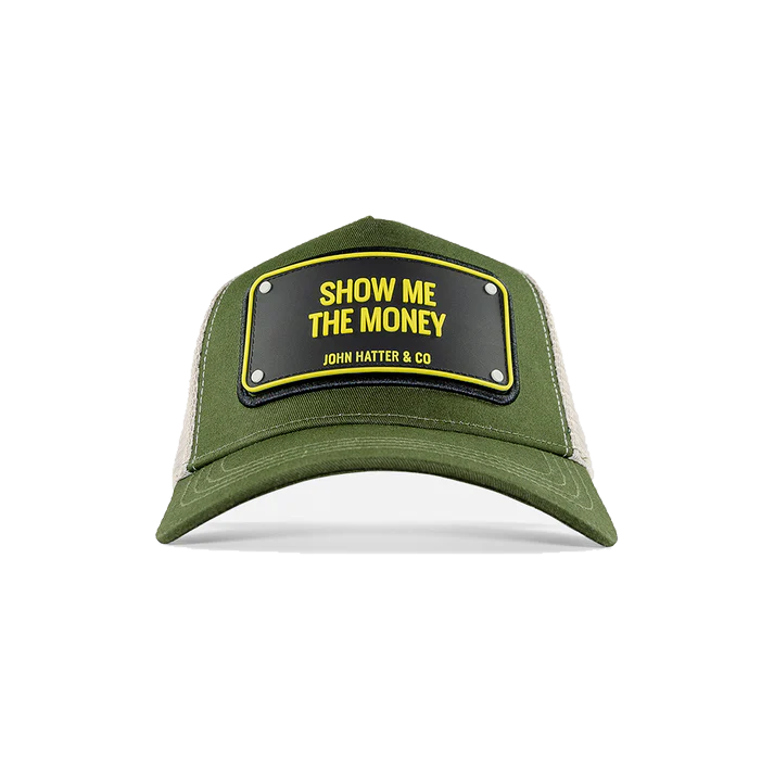 John Hatter & CO - RUBBER - SHOW ME THE MONEY - OLIVE GREEN BEIGE