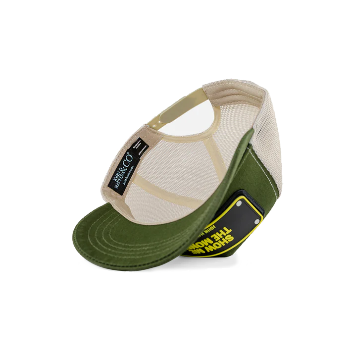 John Hatter & CO - RUBBER - SHOW ME THE MONEY - OLIVE GREEN BEIGE