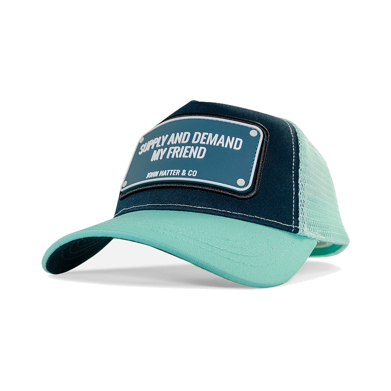 John Hatter & CO - RUBBER - SUPPLY AND DEMAND MY FRIEND - BLUE GREEN