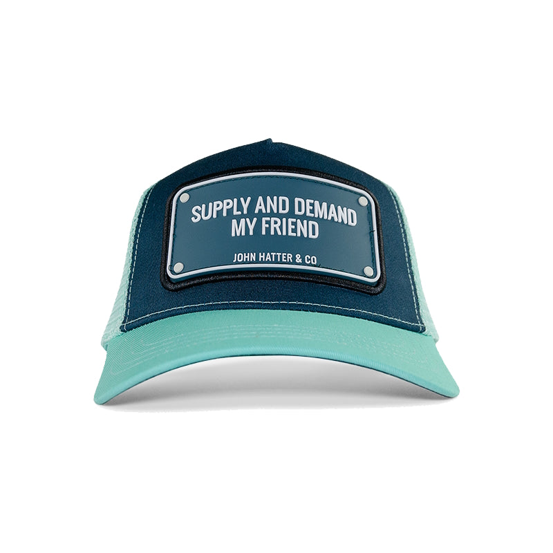John Hatter & CO - RUBBER - SUPPLY AND DEMAND MY FRIEND - BLUE GREEN