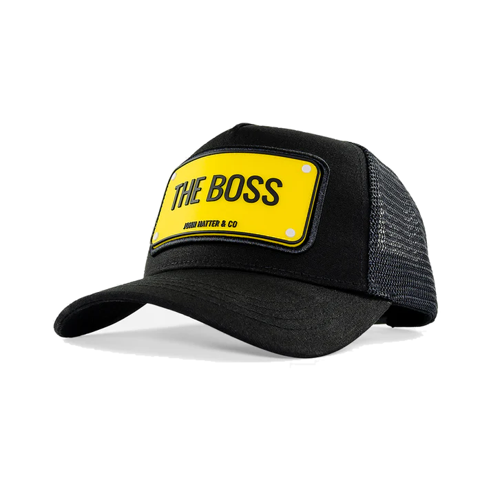 John Hatter & CO - RUBBER - THE BOSS BLACK YELLOW