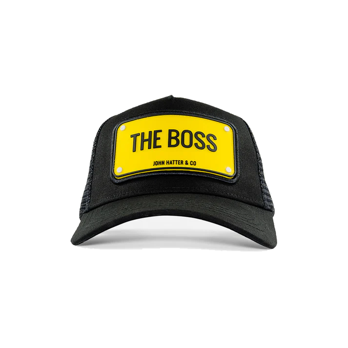 John Hatter & CO - RUBBER - THE BOSS BLACK YELLOW