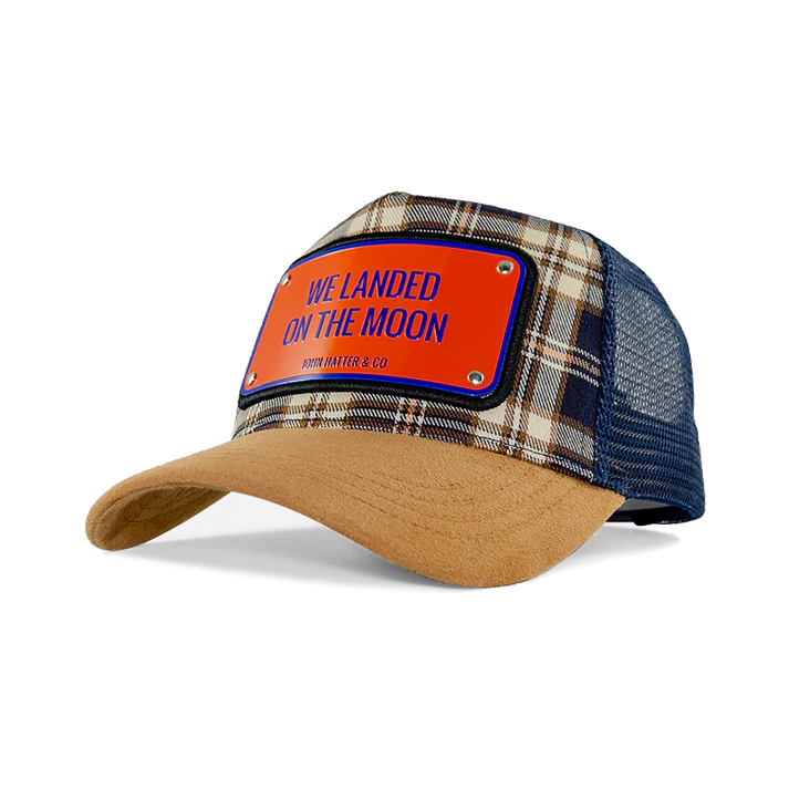 John Hatter & CO - ALUMINUM - WE LANDED ON THE MOON - NAVY BEIGE