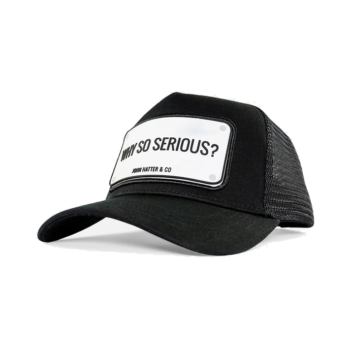 John Hatter & CO - RUBBER - WHY SO SERIOUS? BLACK