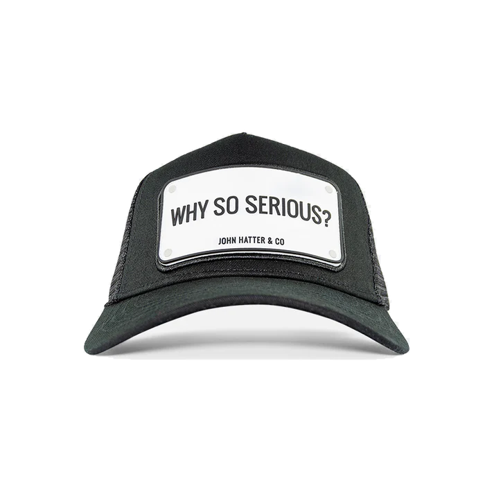 John Hatter & CO - RUBBER - WHY SO SERIOUS? BLACK